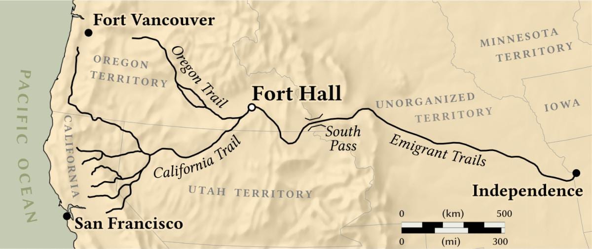 Χάρτης της fort vancouver