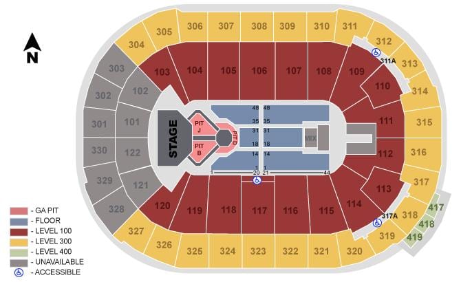 rogers arena του vancouver καθιστικό χάρτης