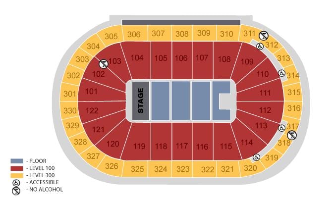 rogers arena πύλη χάρτης