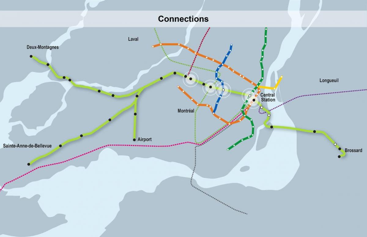Χάρτης του βανκούβερ monorail