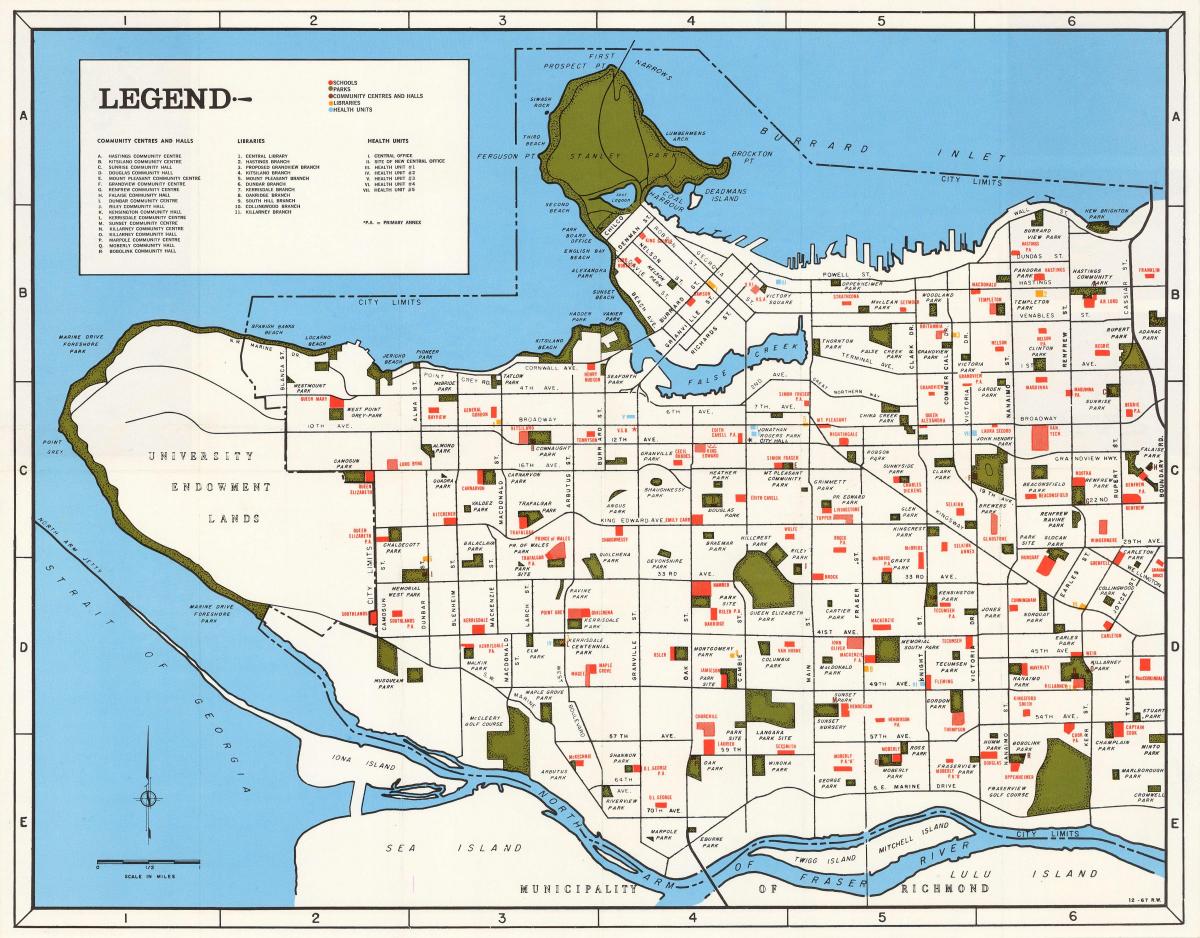 Χάρτης της κοινότητας βανκούβερ