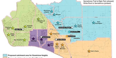 Τα North vancouver δημοτικό σχολείο απορροής χάρτης