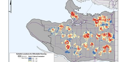 Πόλη του βανκούβερ gis χάρτης