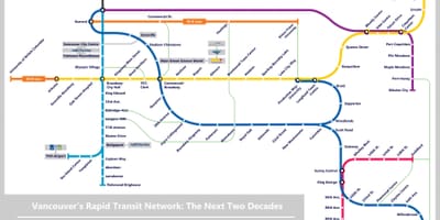 Χάρτης του βανκούβερ lrt 