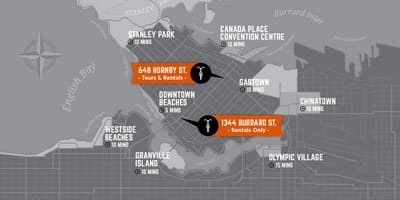 Χάρτης του κύκλου και οδηγός vancouver island