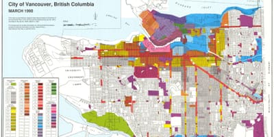 West vancouver ζώνη χάρτη