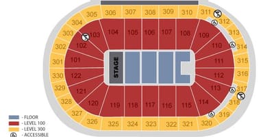 Rogers arena πύλη χάρτης