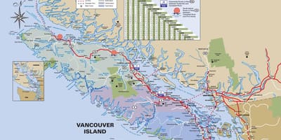 Vancouver island highway χάρτης