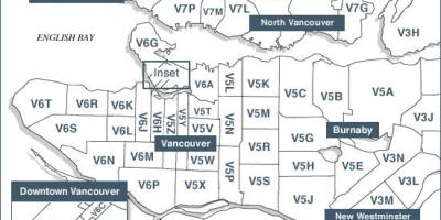 Vancouver island ταχυδρομικούς κώδικες χάρτης