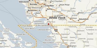 Χάρτης της white rock βανκούβερ