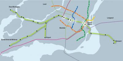 Χάρτης του βανκούβερ monorail